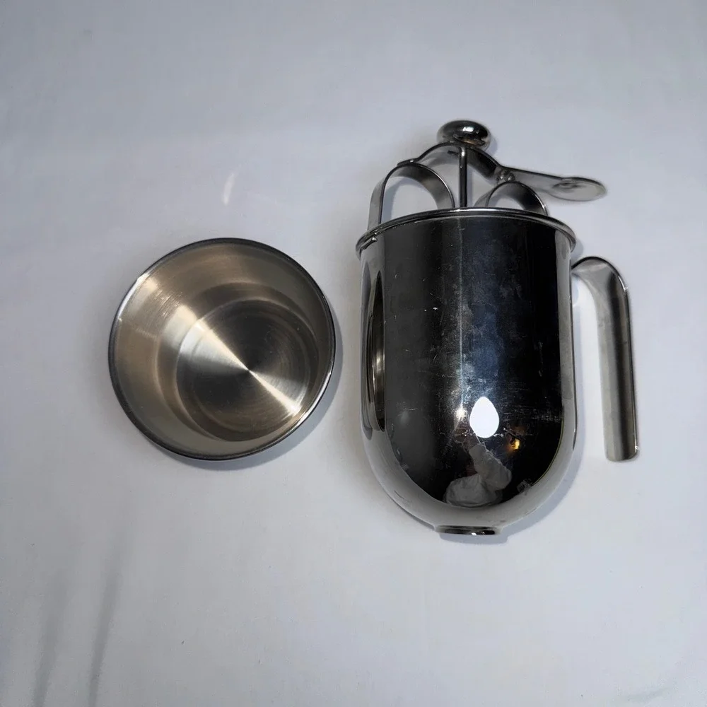Stainless Steel Pancake Batter Dispenser Cupcake Muffin Squeeze Trigger Tool